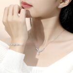 Jasmine Flower Bracelet 925 Sterling Silver for Women Dainty Christmas Gift Jewelry