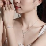 Gardenia Flower Bracelet 925 Sterling Silver Dainty Floral Charm Women Summer Travel Gift for Friend