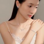 Moon Star Bracelet Glow in the Dark 925 Sterling Silver for Women, Birthday Gift
