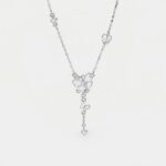 Butterfly Mother of Pearl Tassel Necklace 925 Sterling Silver for Women