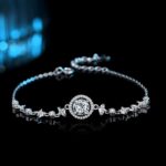 Moissanite Star Bracelet 925 Sterling Silver 1 Carat for Women