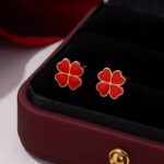Four Leaf Clover Necklace 925 Sterling Silver Color Changing Double Sided Pendant Dainty Clavicle Chain for Women