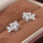 Jasmine Flower Bracelet 925 Sterling Silver for Women Dainty Christmas Gift Jewelry