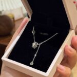 925 Sterling Silver Chinese Coin Pendant Necklace for Women, O-Chain Tassel