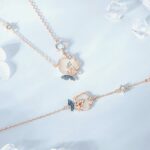 Butterfly Hetian Jade Bracelet 925 Sterling Silver for Women