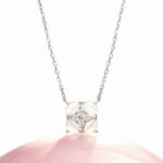 925 Sterling Silver Four-Pointed Star Pendant Necklace for Women, Rotating Wish Clavicle Chain, 40+5cm Minimalist Gift